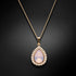 Кулон "Debesu Piliens (Rose Water Opal)" с кристаллами Swarovski™